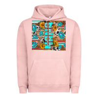 Pigment Salmon western nana Urban Hoodie - RanaPortraitStore