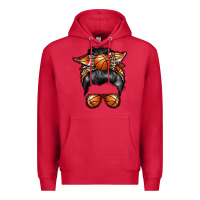 Cardinal basketball mom Premium Hoodie - RacoonDesign