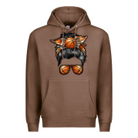 Chestnut basketball mom Premium Hoodie - RacoonDesign
