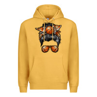 Mustard basketball mom Premium Hoodie - RacoonDesign