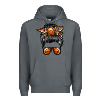Rock basketball mom Premium Hoodie - RacoonDesign