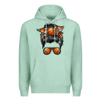 Seafoam basketball mom Premium Hoodie - RacoonDesign