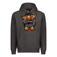 Smoke basketball mom Premium Hoodie - RacoonDesign
