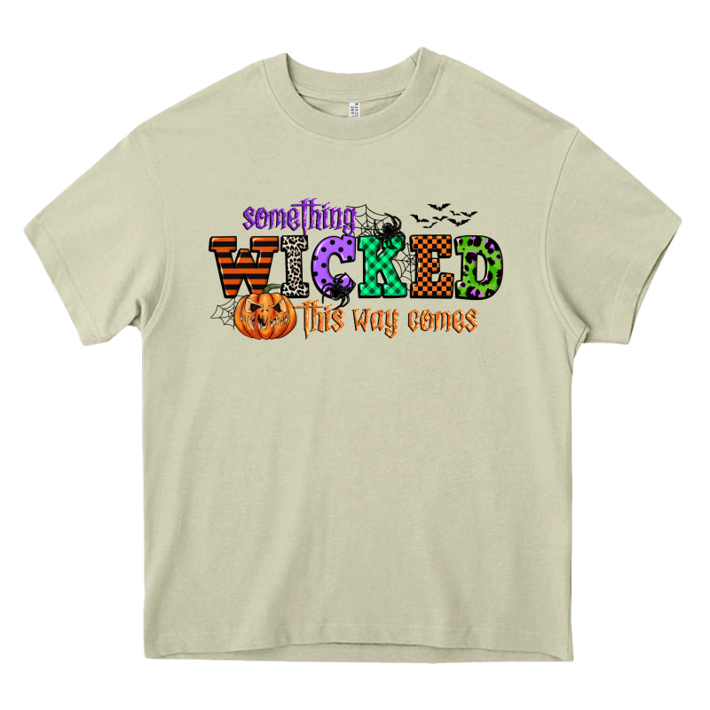 Something Wicked This Way Comes Heavy Core Tee by CowGirlArtShop | Teevron