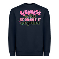 Navy kindness is free sprinkle it everywhere Heavyweight Sweatshirt - JahusDesignShop