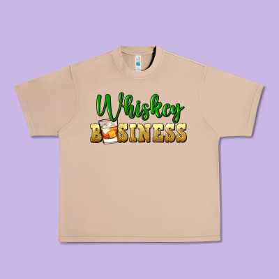 Whiskey Business Urban Heavy Tee Designed By Fadigitalartstudio