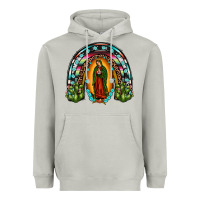 Moon Dust our lady of guadalupe rainbow Heavyweight Hoodie - JahusDesignShop