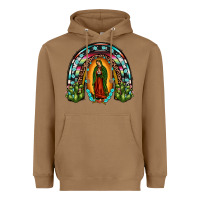 Toasted Coconut our lady of guadalupe rainbow Heavyweight Hoodie - JahusDesignShop