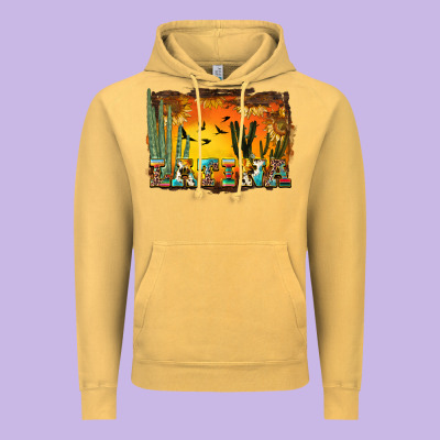 Western Latina Vintage Hoodie Designed By Bundleandbundleshop