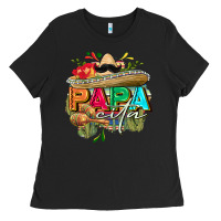 Black Papacita Ladies Tee - FaDigitalArtStudio
