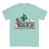 Seafoam Xoxo the original love language Easter Day Classic Tee - CowGirlArtShop