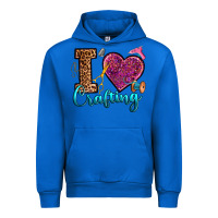 Cobalt i love crafting Urban Hoodie - RanaPortraitStore