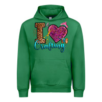 Emerald i love crafting Urban Hoodie - RanaPortraitStore