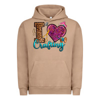 Pigment Burro i love crafting Urban Hoodie - RanaPortraitStore