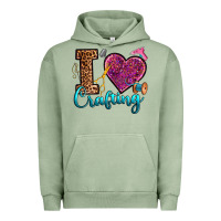 Pigment Oil Green i love crafting Urban Hoodie - RanaPortraitStore