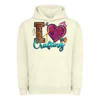 Pigment Pistachio i love crafting Urban Hoodie - RanaPortraitStore