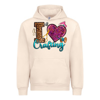 Sandshell i love crafting Urban Hoodie - RanaPortraitStore