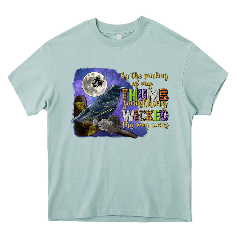 Something Wicked This Way Comes Heavy Core Tee by CowGirlArtShop | Teevron