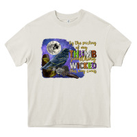 Cream something wicked this way comes Heavy Core Tee - CowGirlArtShop