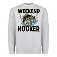 Heather Grey weekend hooker Heavyweight Sweatshirt - JahusDesignShop