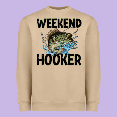 Weekend Hooker Heavyweight Sweatshirt Designed By Jahusdesignshop
