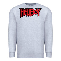 Heather Grey Hellboy Premium Sweatshirt - baoMotion
