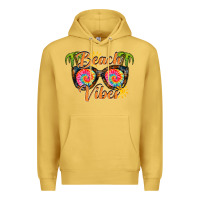 Antique Gold beach vibes Premium Hoodie - RacoonDesign
