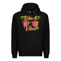 Black beach vibes Premium Hoodie - RacoonDesign