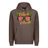 Coffee beach vibes Premium Hoodie - RacoonDesign