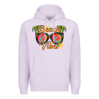 Lilac beach vibes Premium Hoodie - RacoonDesign