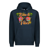 Navy beach vibes Premium Hoodie - RacoonDesign