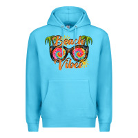 Ocean Blue beach vibes Premium Hoodie - RacoonDesign