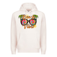 Pale Pink beach vibes Premium Hoodie - RacoonDesign