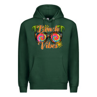 Sports Green beach vibes Premium Hoodie - RacoonDesign