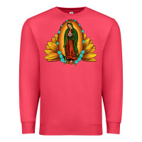 Cardinal sunflower our lady of guadalupe Premium Sweatshirt - JahusDesignShop