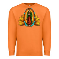 Carrot sunflower our lady of guadalupe Premium Sweatshirt - JahusDesignShop