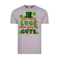 Vintage Zinc who needs luck when youre this cute st patricks Vintage Tee - FaDigitalArtStudio