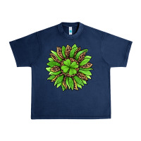 Navy lucky leopard st patricks sunflower Urban Heavy Tee - Jasminsmagicworld