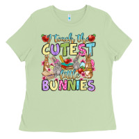 Matcha Easter Day I teach the cutest little bunnies Ladies Tee - OliviaCreatesArt