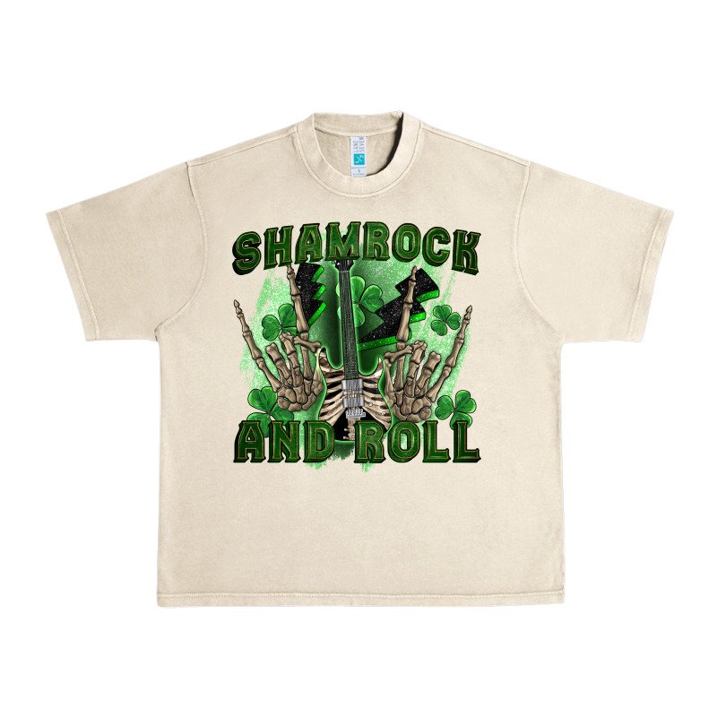 Shamrock And Roll Urban Heavy Tee by FaDigitalArtStudio | Teevron