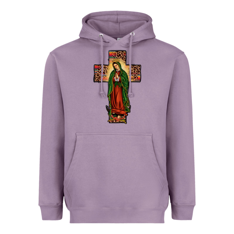 Our Lady Of Guadalupe Cros Heavyweight Hoodie by JahusDesignShop | Teevron