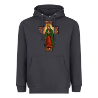 Smoke our lady of guadalupe cros Heavyweight Hoodie - JahusDesignShop