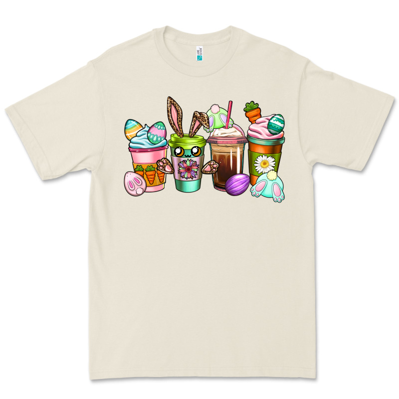 Easter Coffee Cups Easter Day Premium Tee by CowGirlArtShop | Teevron