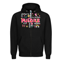 Black ella es mama Zipper Hoodie - JahusDesignShop
