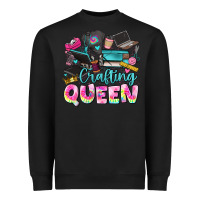 Black crafting queen Heavyweight Sweatshirt - JahusDesignShop