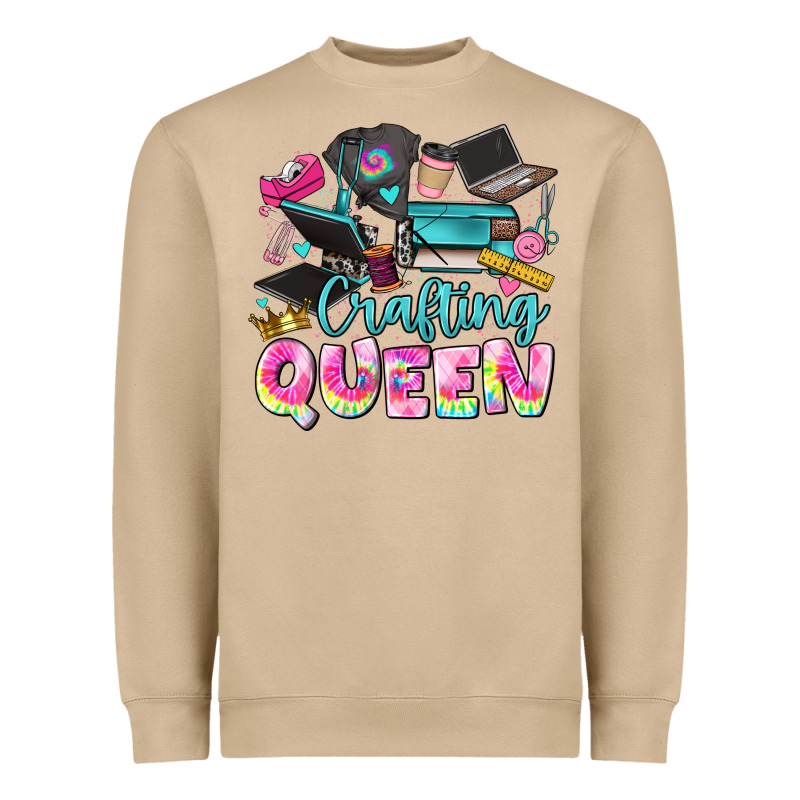 Crafting Queen Heavyweight Sweatshirt by JahusDesignShop | Teevron