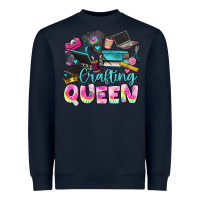 Navy crafting queen Heavyweight Sweatshirt - JahusDesignShop