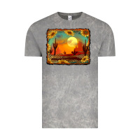 Cloud Rock western desert sunset background Vintage Tee - RanaPortraitStore