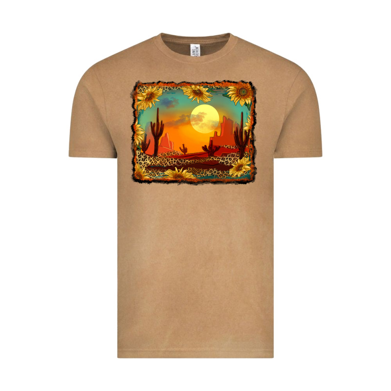 Western Desert Sunset Background Vintage Tee by RanaPortraitStore | Teevron
