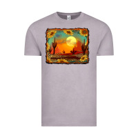 Vintage Zinc western desert sunset background Vintage Tee - RanaPortraitStore
